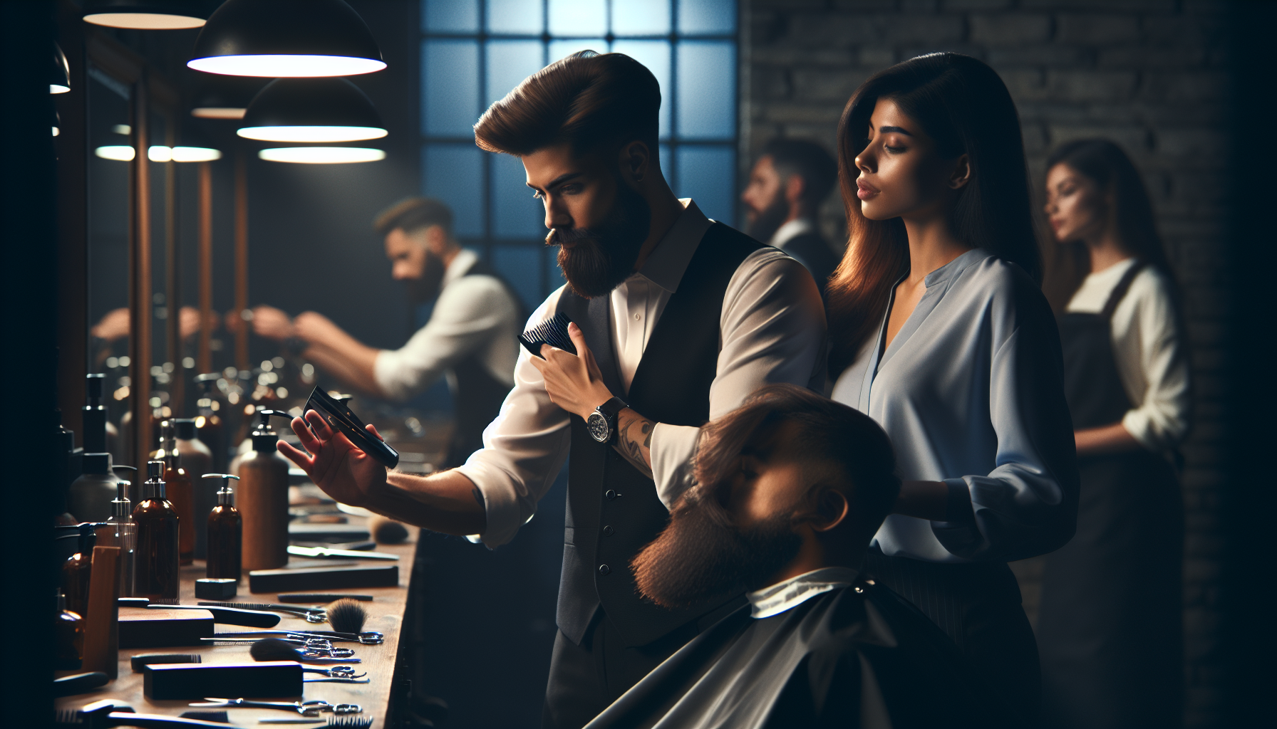 Contemporary Men's Styling & Beard Grooming